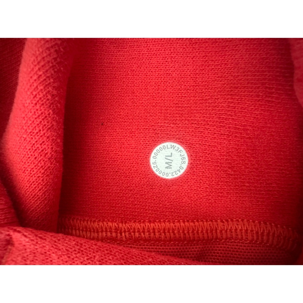 Lululemon Scuba Oversized Funnel Neck Half Zip Carnation Red M/L - Picture 8 of 9